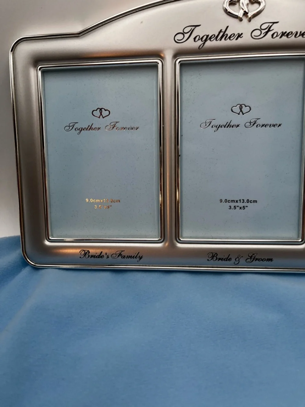 Silver Triple Wedding Photo Frame